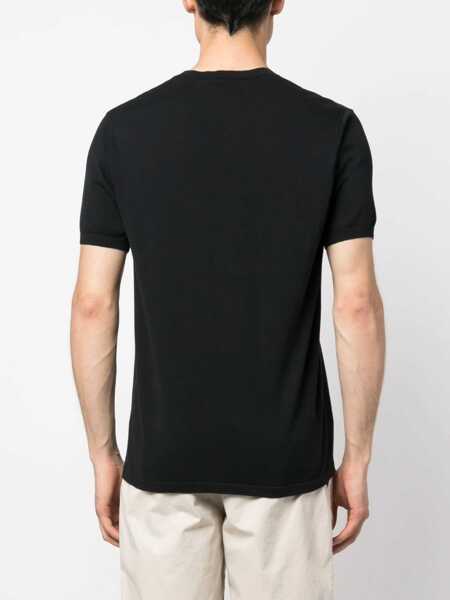 Topuri Aspesi Aspesi T-Shirts Black Barbati (BM 13427429) 4