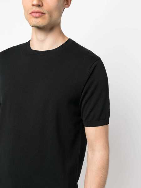 Topuri Aspesi Aspesi T-Shirts Black Barbati (BM 13427429) 5