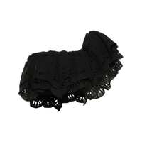 Topuri 'Collyk' Black Off-The-Shoulders Top In Cotton Lace Woman Femei