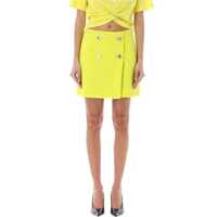 Fuste scurte Versace Bouclé Tweed Mini Skirt Femei