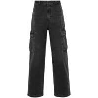 Blugi Givenchy 5-Pocket Straight-Leg Jeans Multi-Pocket Cotton Trousers Barbati