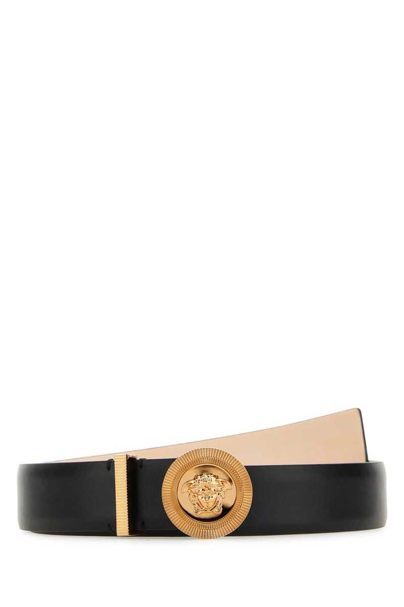 Versace Versace Belts BLACK-VERSACE GOLD