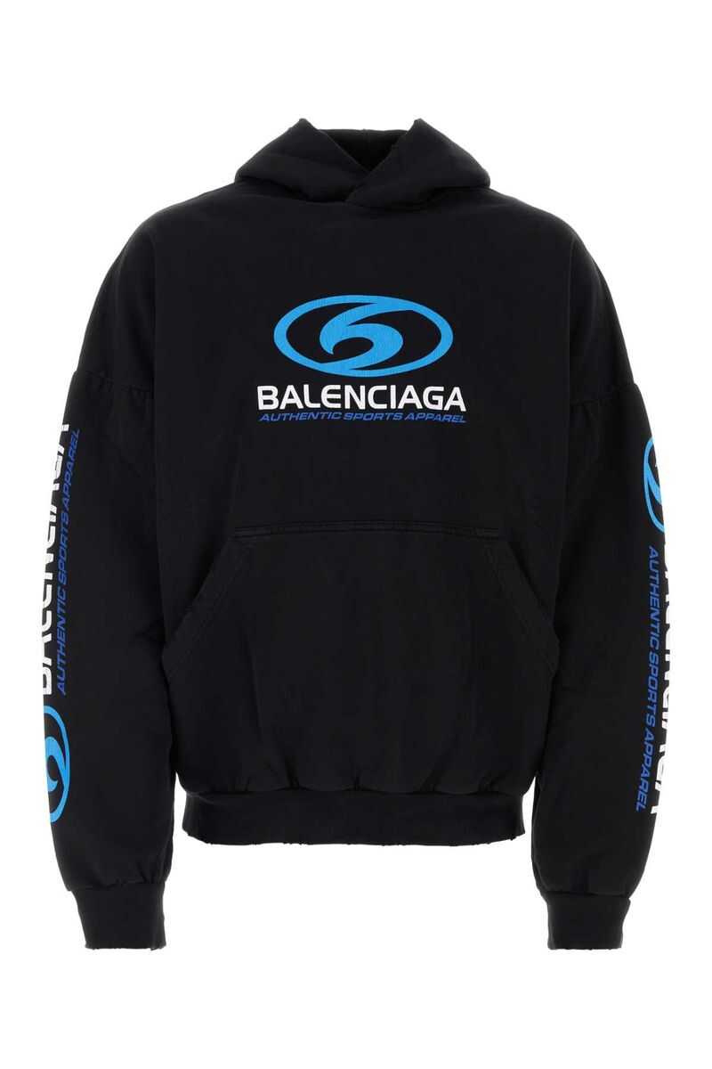 Balenciaga BALENCIAGA SWEATSHIRTS BLACK