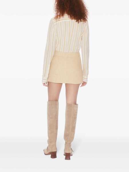 Fuste scurte FILIPPA K Filippa K Short Structured Skirt Clothing 0027 DARK YELLOW Femei (BM 13444808) 3