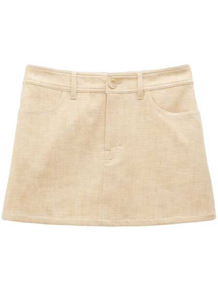 Fuste scurte FILIPPA K Filippa K Short Structured Skirt Clothing 0027 DARK YELLOW Femei (BM 13444808) 1