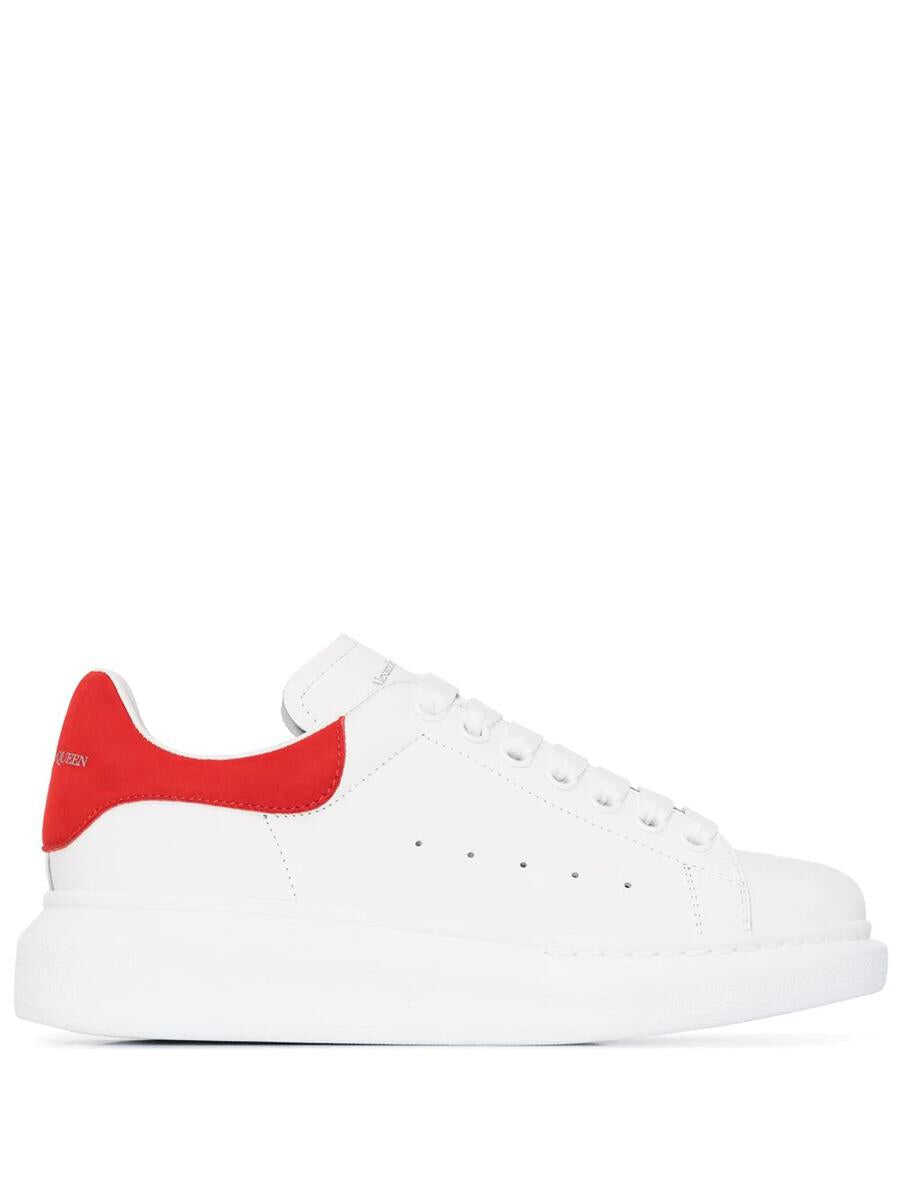 Alexander McQueen ALEXANDER MCQUEEN Oversize Sneakers With Red Suede Spoiler WHITE