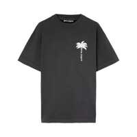 Tricouri Palm Angels Cotton Crew-Neck T-Shirt Barbati