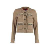 Geci Bazar Deluxe Button-Front Cotton Jacket Femei