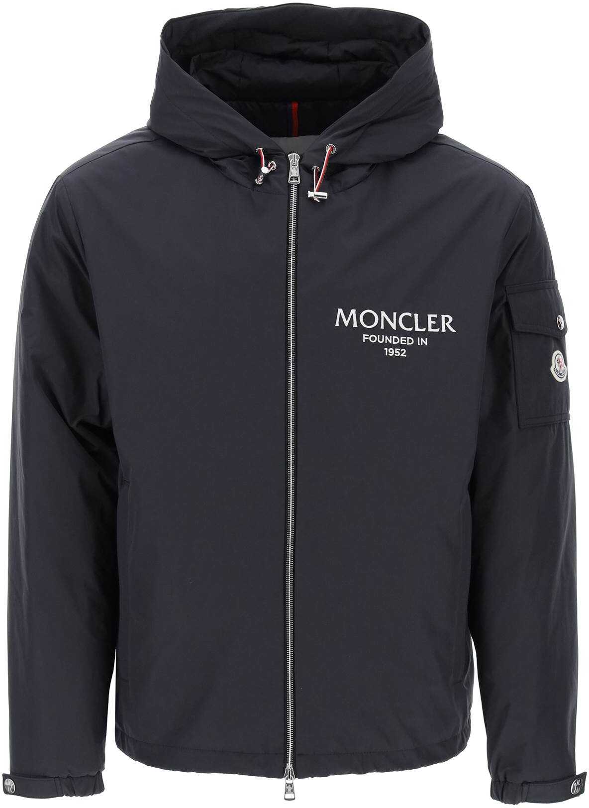 Moncler Basic Granero Windbreaker Jacket BLACK