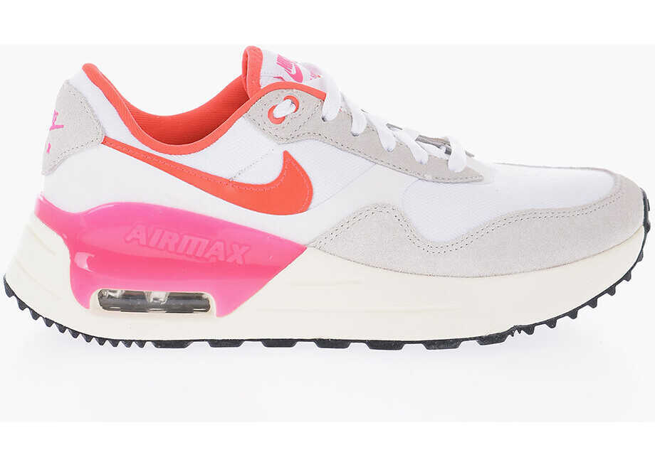Sneakers Nike Fabric And Suede Air Max Systm Sneakers With Contrasting Det White Femei (BM 13451603) 3
