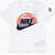 Nike Solid Color Wilderness Futura Crew-Neck T-Shirt With Front P White