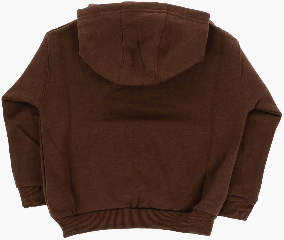 Bluze de trening Nike Solid Color Hoodie With Patch Pocket Brown Baieti (BM 13451627) 3