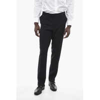 Pantaloni eleganti Straight Fit Virgin Wool Pants Barbati