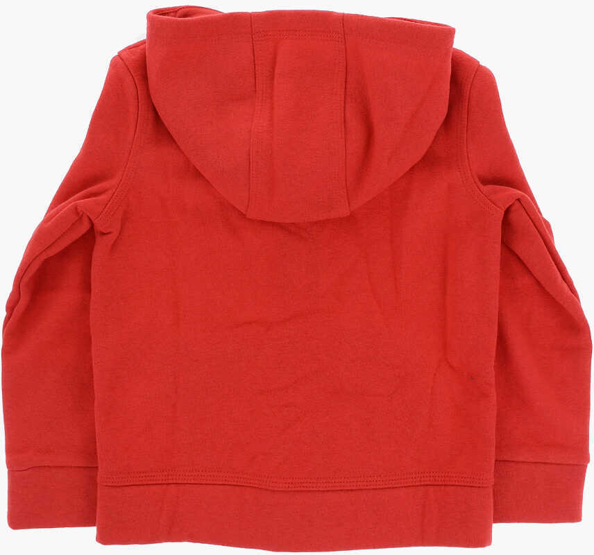 Hanorace Nike Fleeced Cotton Sweatshirt With Hood And Zip Closure Red Baieti (BM 13451882) 3