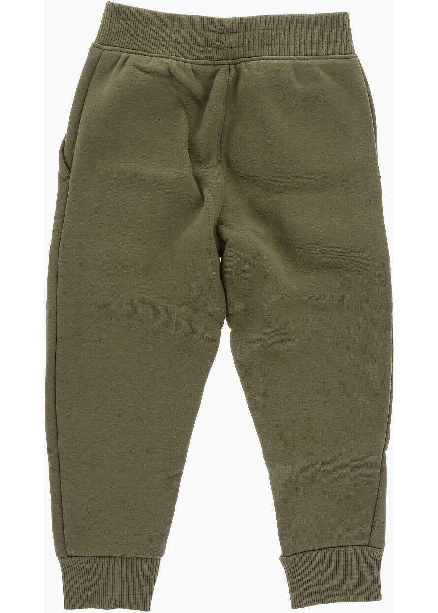 Pantaloni de trening Nike Fleeced-Cotton Blend Joggers With Printed Logo Green Baieti (BM 13451888) 3