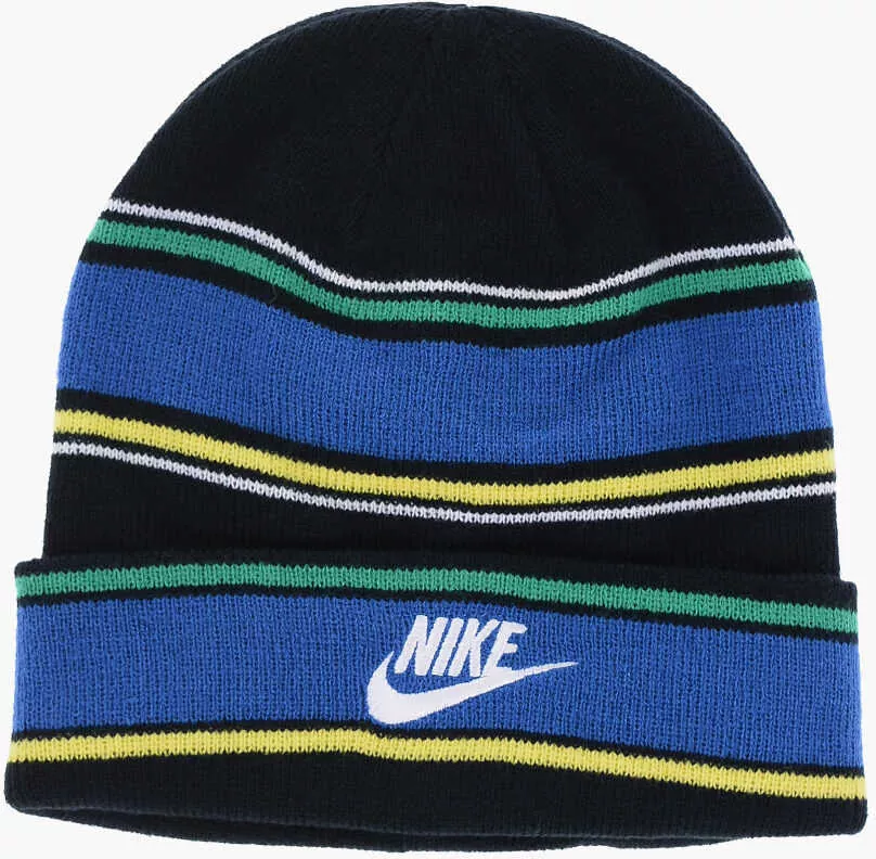 Caciuli Nike Striped Beanie And Glovers Set Blue Baieti (BM 13451903) 2