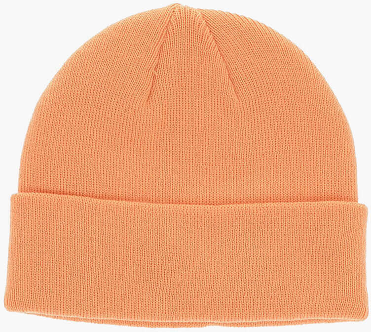 Caciuli Converse Solid Color Beanie With Embroidery Orange Fete (BM 13451978) 3