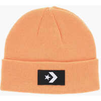Caciuli Converse Solid Color Beanie With Embroidery