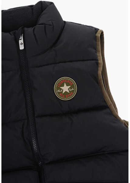 Jachete Converse All Star Chuck Taylor Padded Sleeveless Jacket Black Baieti (BM 13451987) 2