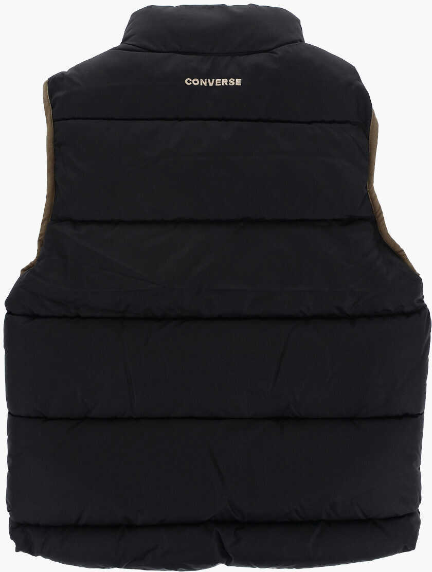 Jachete Converse All Star Chuck Taylor Padded Sleeveless Jacket Black Baieti (BM 13451987) 3