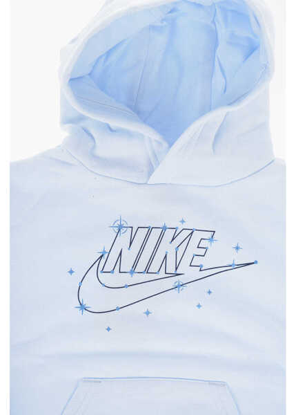 Bluze de trening Nike Solid Color Hoodie With Printed Logo Light Blue Baieti (BM 13452053) 2