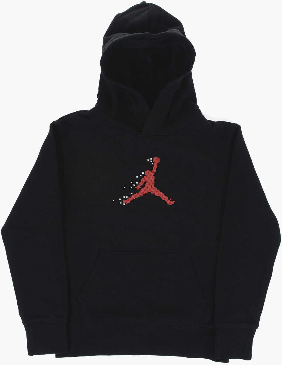 Nike Air Jordan Frontal Patch Pocket Essentials Hoodie Black