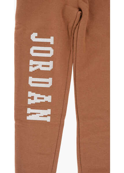 Pantaloni de trening Nike Air Jordan Fleeced-Cotton Blend Mj Essentials Joggers Brown Baieti (BM 13452071) 2