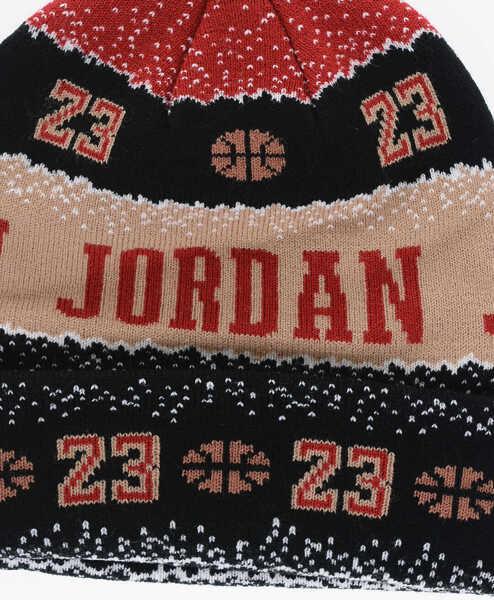 Caciuli Nike Air Jordan All-Over Embroidered Holiday Beanie Multicolor Baieti (BM 13452083) 2