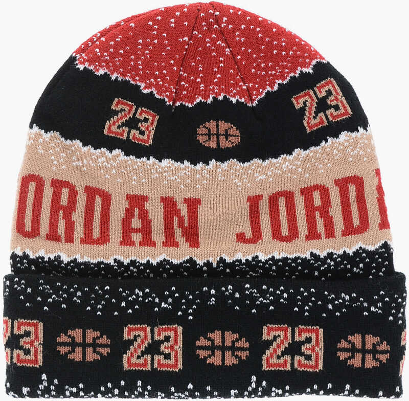 Caciuli Nike Air Jordan All-Over Embroidered Holiday Beanie Multicolor Baieti (BM 13452083) 3