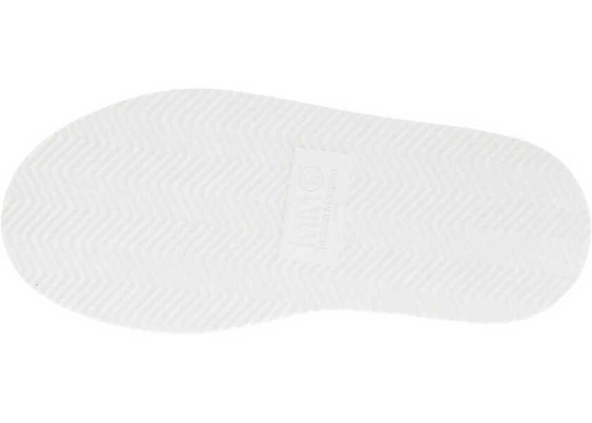 Sneakers Maison Margiela Mm6 Suede Low-Top Sneakers With Contrast Platform 5,5Cm Orange Femei (BM 13452119) 5