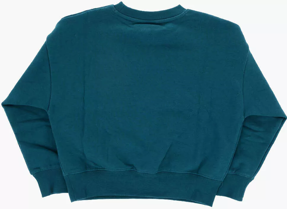 Bluze de trening Nike Air Jordan Fleeced-Cotton Blend Icon Play Crew-Neck Sweatshi Green Baieti (BM 13452251) 3