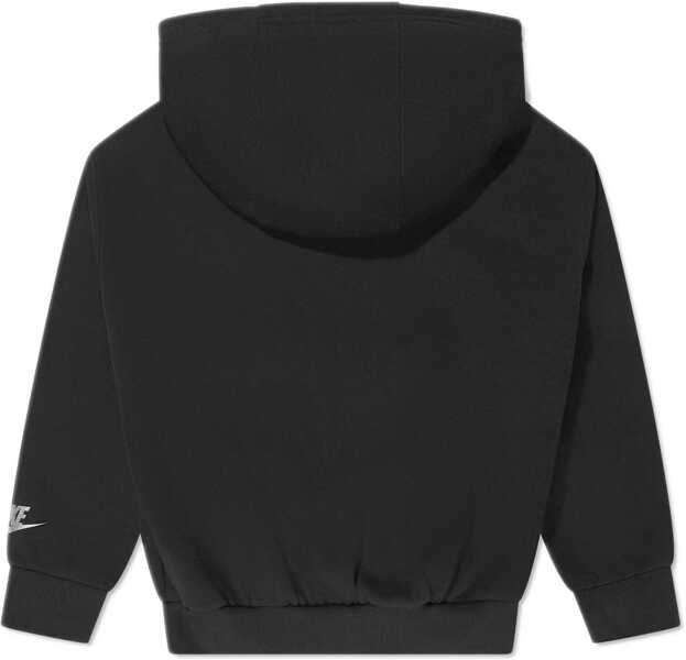 Bluze de trening Nike Solid Color Hoodie With Printed Logo Black Baieti (BM 13452263) 2