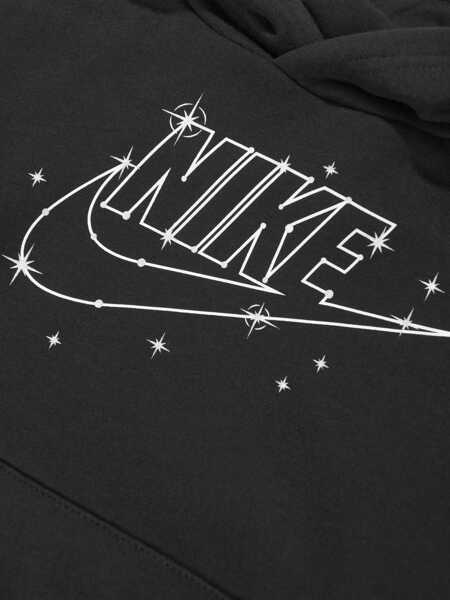 Bluze de trening Nike Solid Color Hoodie With Printed Logo Black Baieti (BM 13452263) 3