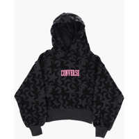 Bluze de trening Printed Hoodie With Contrasting Logo Baieti