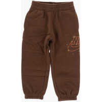 Pantaloni de trening Nike Fleeced Cotton Joggers With Printed Logo