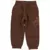 Nike Fleeced Cotton Joggers With Printed Logo Brown