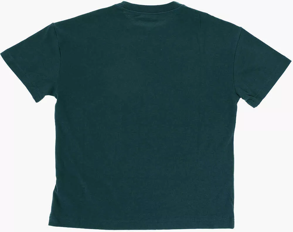 Tricouri Converse All Star Solid Color Crew-Neck T-Shirt With Breast Pocket Green Baieti (BM 13452296) 3