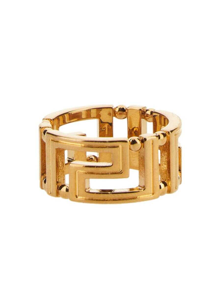 Versace VERSACE ANELLO CON GRECA GOLD