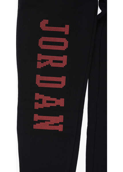 Pantaloni de trening Nike Air Jordan Fleeced-Cotton Blend Mj Essentials Joggers Black Baieti (BM 13461542) 2