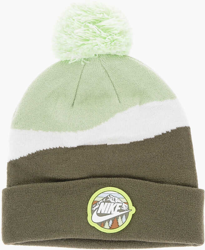 Caciuli Nike Glovers And Beanie Set Snow Day With Pom Pom Green Baieti (BM 13461545) 2