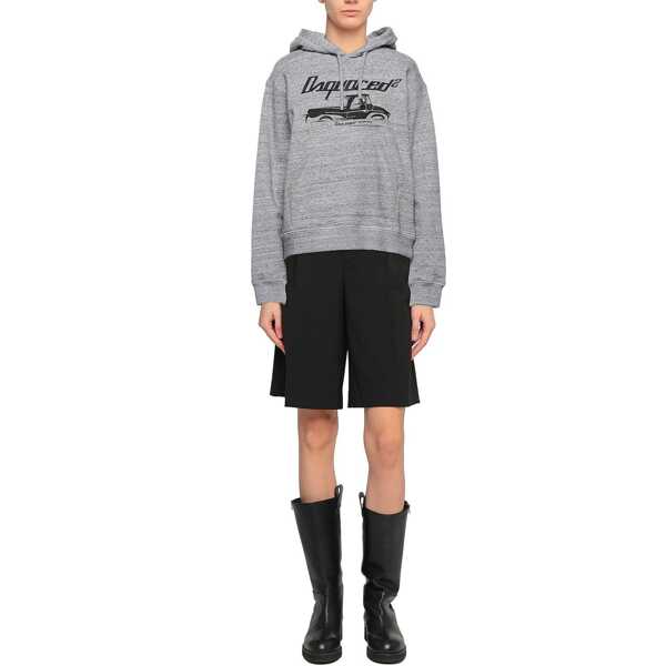 Bluze de trening DSQUARED2 Dsquared2 Hooded Sweatshirt Gray Femei (BM 13461596) 2