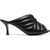 N°21 Chevron Pattern Mules BLACK