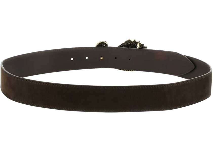 Curele Orciani Nubuck Nabucco Belt BROWN Femei (BM 13461968) 2