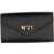 N&deg;21 Wallet With Chain And Logo BLACK