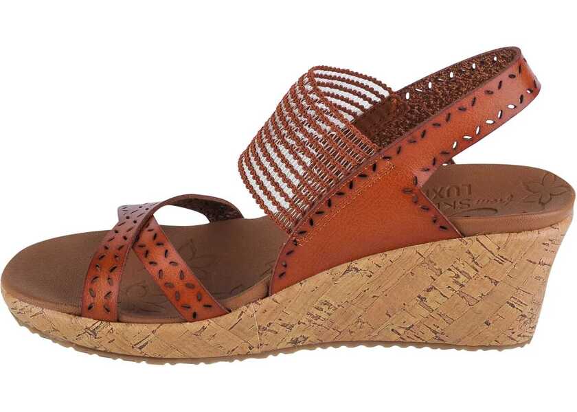 Sandale fara toc SKECHERS Beverlee - Boho Glow Brown Femei (BM 13463807) 2