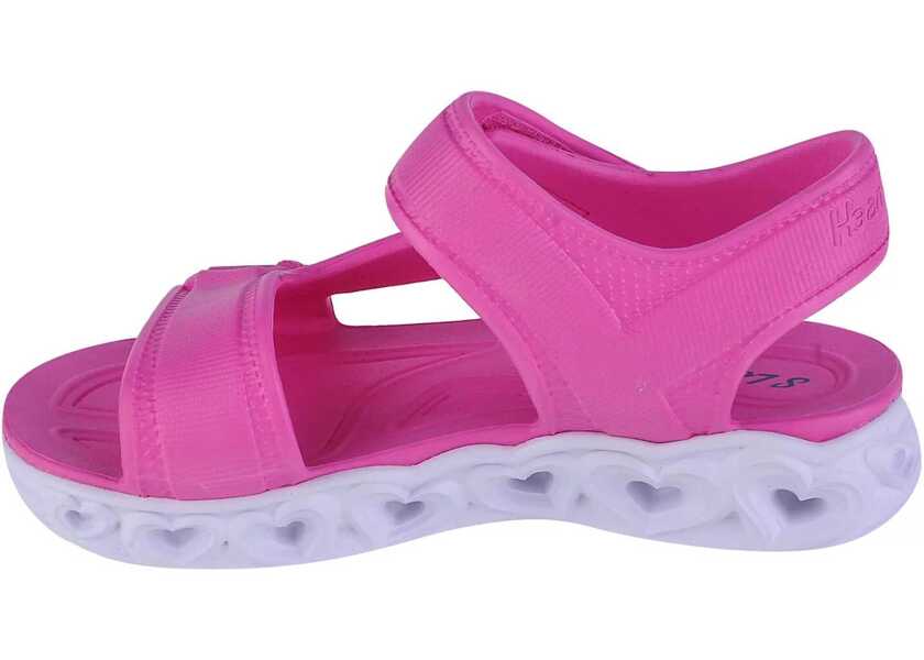 Sandale fara toc SKECHERS Heart Lights Sandal - Always Flashy Pink Fete (BM 13464278) 2