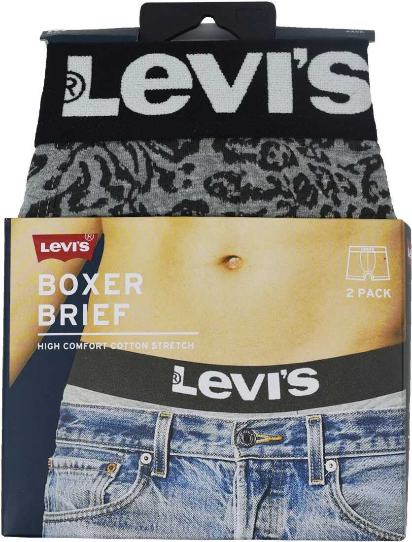 Chiloti Levis Boxer 2 Pairs Briefs Grey Barbati (BM 13464434) 3