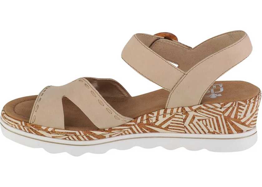 Sandale fara toc Rieker Sandals Beige Femei (BM 13464668) 2