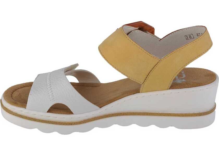 Sandale fara toc Rieker Sandals White Femei (BM 13464671) 2