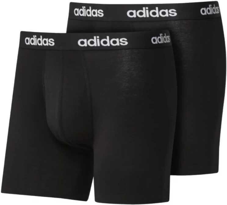 Chiloti adidas Performance adidas Linear Brief Boxer 2 Pack Black Barbati (BM 13464953) 2